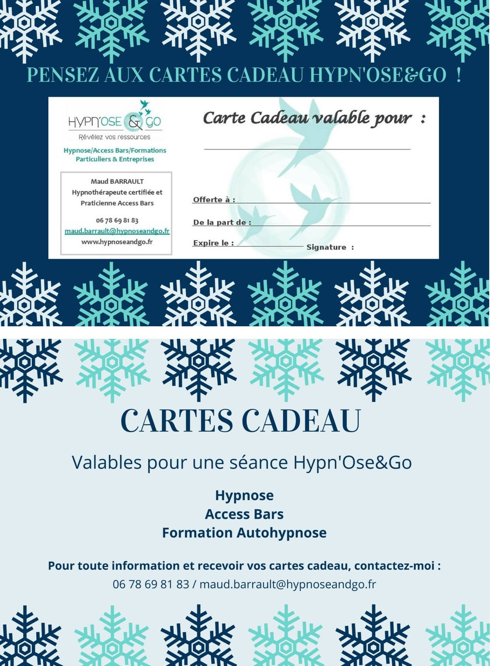Cartes cadeau hypnose